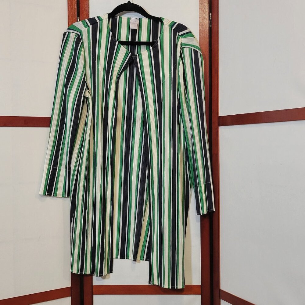 Chico's Green, Blue and White Jacket - Size 3